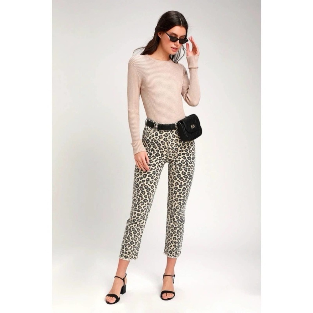 AMUSE SOCIETY | Leopard Print Jeans‎ | 25